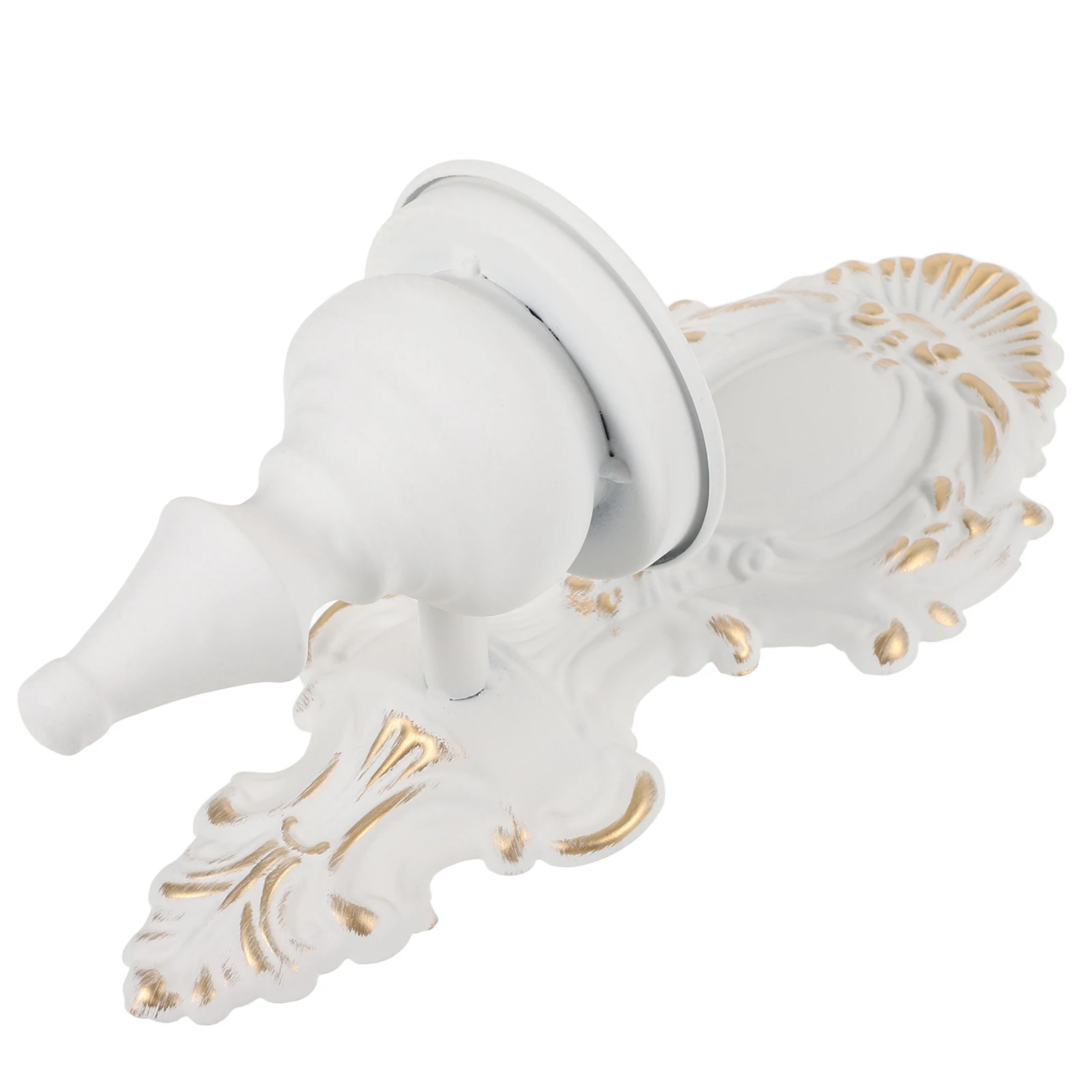 

European Style Iron Art Wall Hanging Candleholder Elegant Decorative Metal Candlestick Holders for Home Office Hotel Wedding