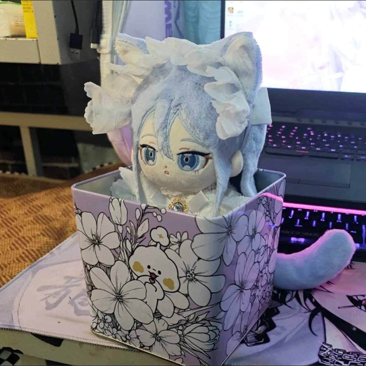 20 cm Spiel Pjsk YOISAKI KANADE Anime Figur Cosplay Baumwolle Puppe Körper Spielzeug Nette Geschenke für Freunde Fan Sammlung