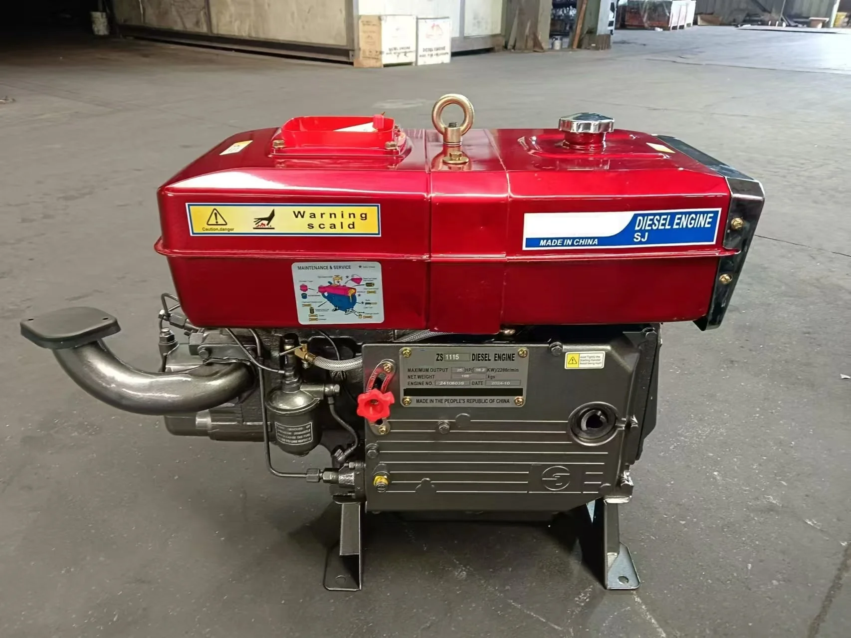 เครื่องยนต์แทรกเตอร์สูบเดียวประสิทธิภาพสูง ราคาดีที่สุด อะไหล่การเกษตร ผลิตในจีน เครื่องจักรคุณภาพสูง