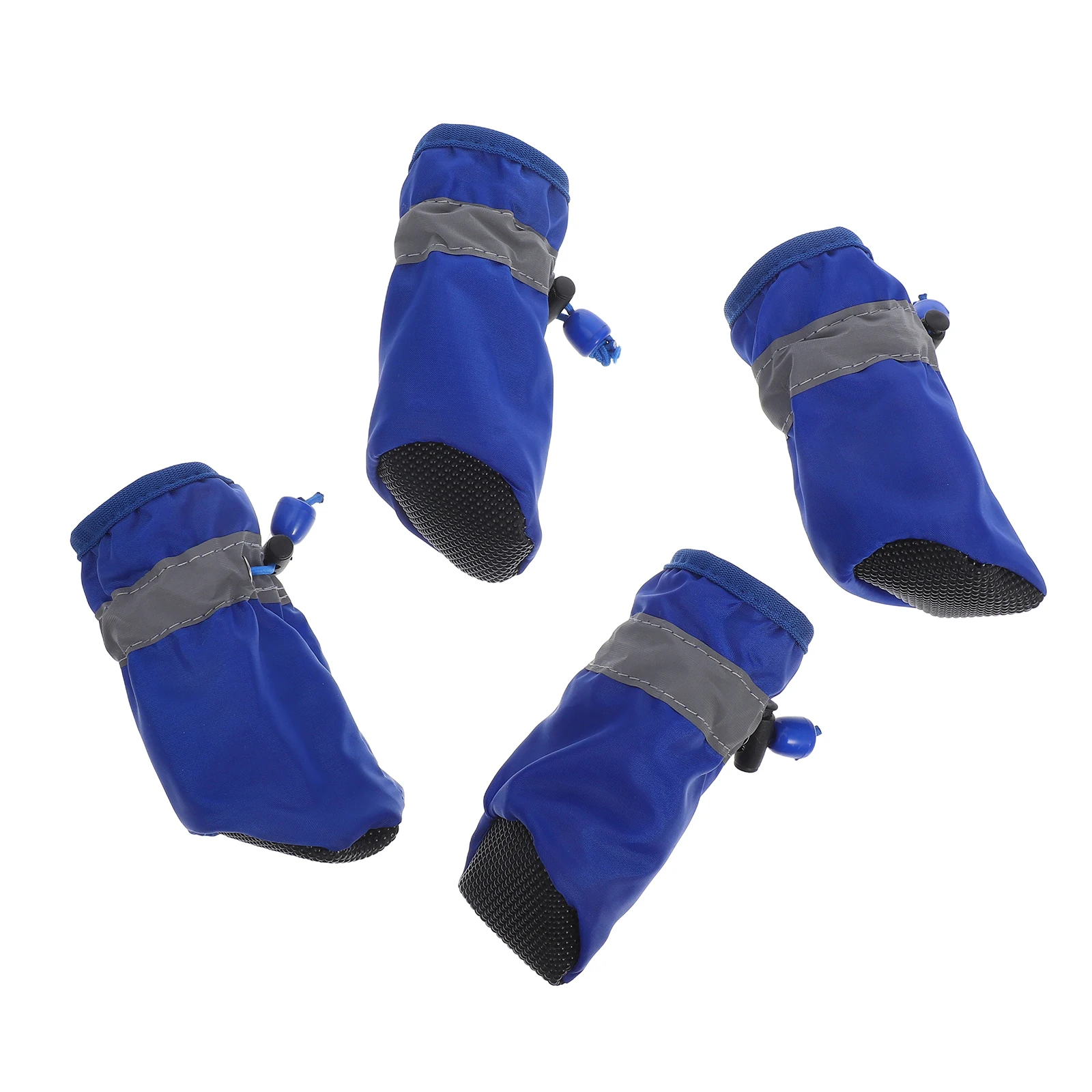 

4 pcs Waterproof Boots Soft Rubber Sole Paw Protectors for Small Dogs Puppies Rain Snow Anti Slip Pet Dog Shoes Dog Sport Shoes