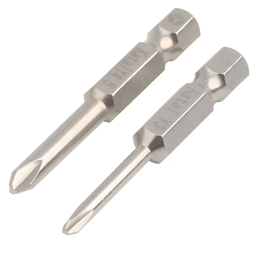 3.0mm 4.5mm Y Shape Triwing Screwdriver Bits, 1/4 Inch Hex Shank S2 Steel Magnetic Screw Driver Bit for Repair Work, 50mm Length