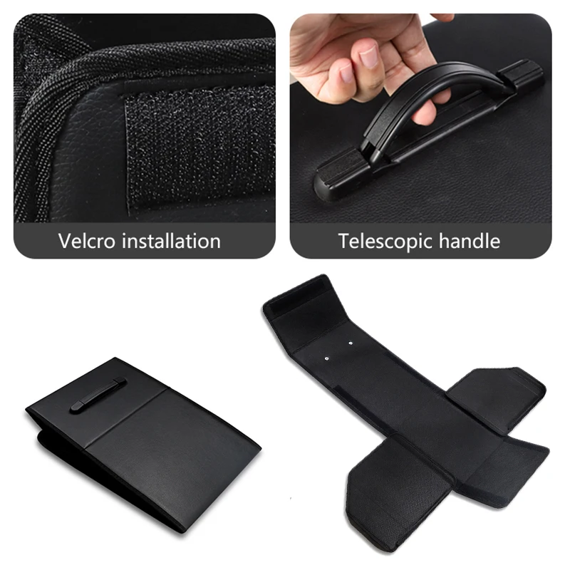 صندوق منظم صندوق السيارة حقيبة تخزين جلدية قابلة للطي لسيارة VW GTI أطلس جيتا طوارق البديل جولف بولو تاوس نيفوس باسات تيجوان Ar