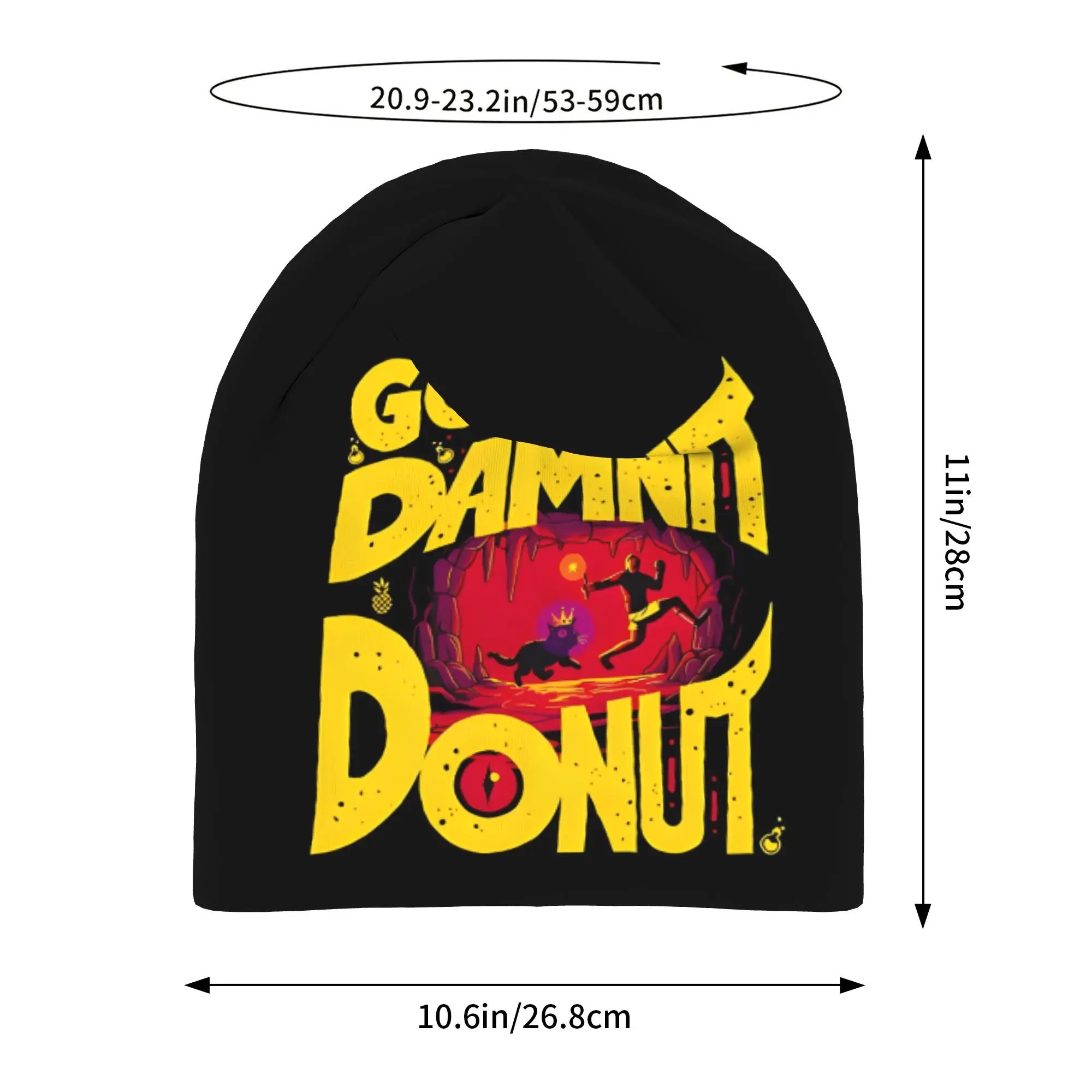 Autumn Dungeon Crawler Carl Princess Donut Bonnet Homme Summer Thin Hat  Skullies Beanies Caps Men Women Creative Hats