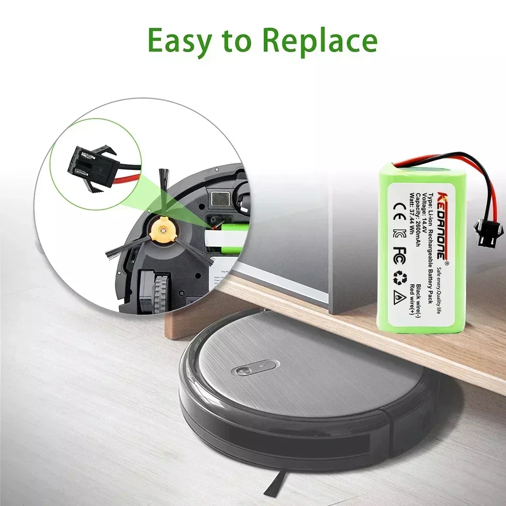 

The new 14.4v 4000mAh battery was replaced by Ecovacs Deebot N79 N79S and Eufy RoboVac 11 11S 11S max. Max. 1215c 15t 30 30 35c.