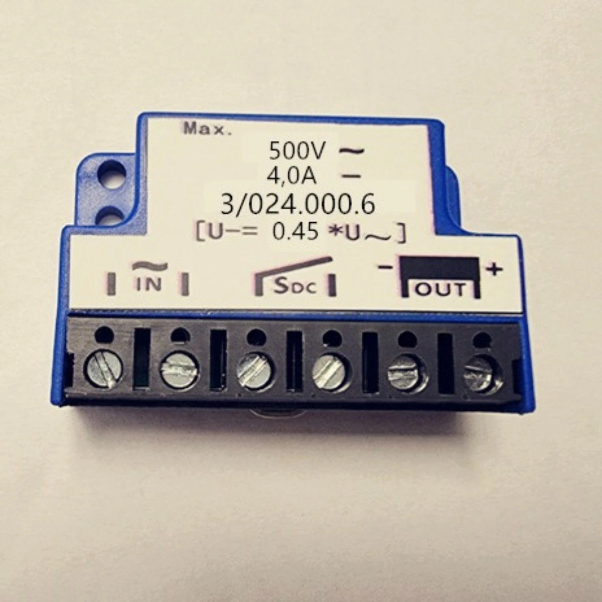 3/024.000.6 500V 4A Motor Brake Rectifier Module Device