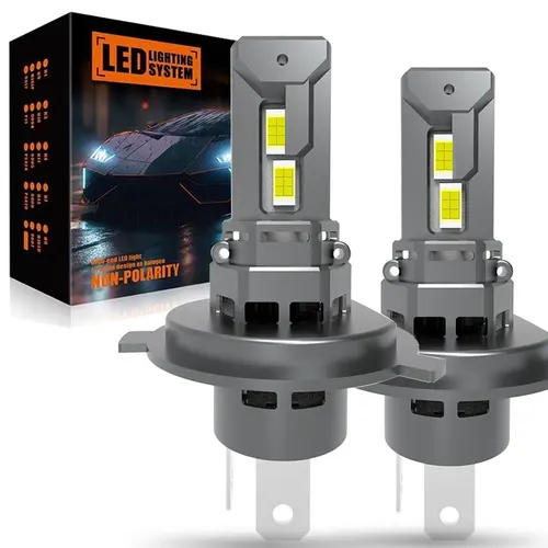 30000LM H4 bombillas de faros LED 9003 HB2 lampada haz alto y bajo H4 motocicleta Canbus H7 luz Led para coche lámpara de diodo Turbo Auto 6500K