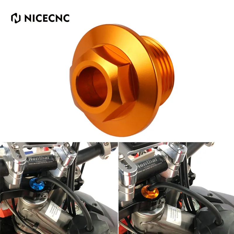 

NICECNC Steering Stem Nut Screw For KTM 125-530 EXC EXCF SX SXF XC XCW XCF TPI SIX DAYS FACTORY EDITION 690 Enduro R 690 SMC-R