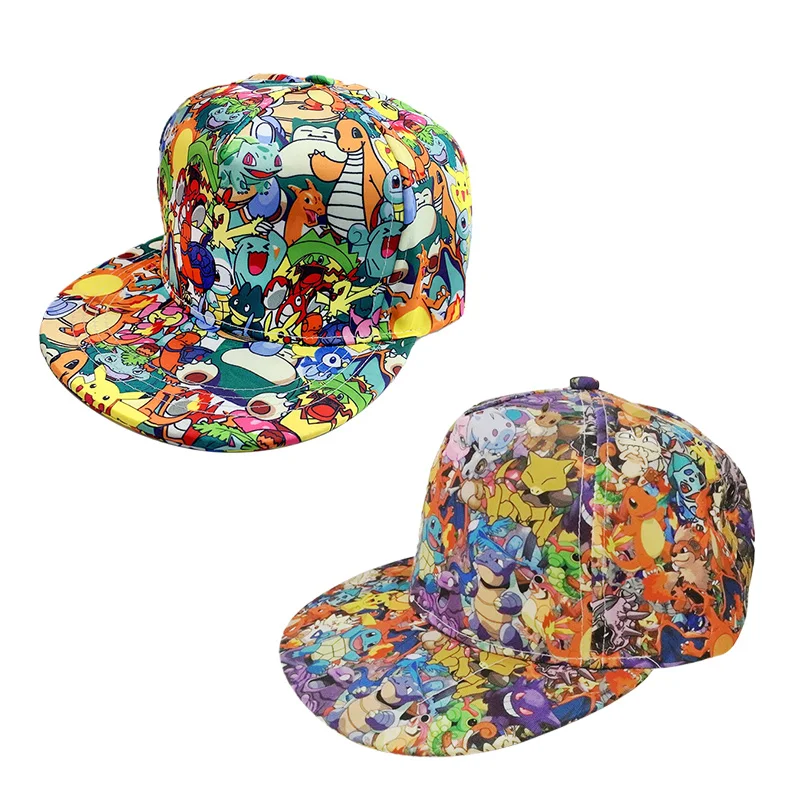 البوكيمون قبعة بحافة بيكاتشو أنيمي عمل الشكل آذان الصيف فتاة الكبار لعبة أطفال صبي رجل قبعة بيسبول الأطفال حفلة هدية عيد ميلاد #5