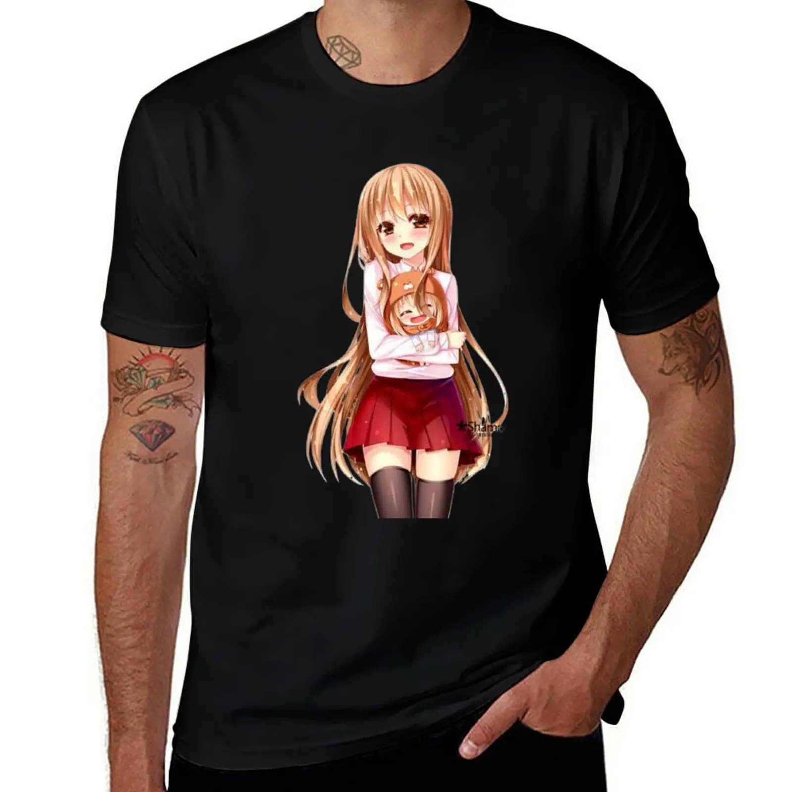 umaru chan T-Shirt vintage graphic tee street wear hippie clothes men tshirt