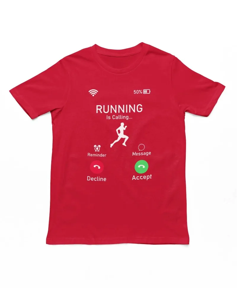 Running Is Calling Adults T-Shirt Funny Men's Ladies Unisex Adults Running Tshirt, Running Top, Gifts For Runners Running Lovers