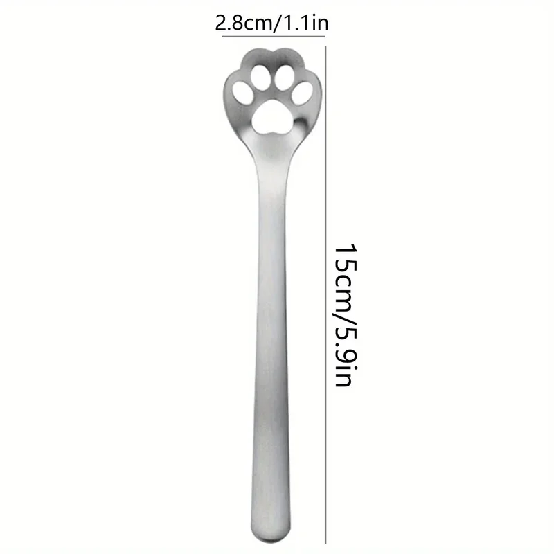 Stainless Steel Cat Paw Cookie Cutter, Clay & Baking Mold for Coffee Sugar Ice Cream, Cake Decor Tool, Perfect Christmas Gift view 4