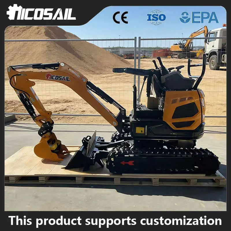 

1.8ton Mini Excavator Swing Boom Euro 5 CE Certified Joystick Control Mini Excavator Hydraulic Digger For Farm Garden Work