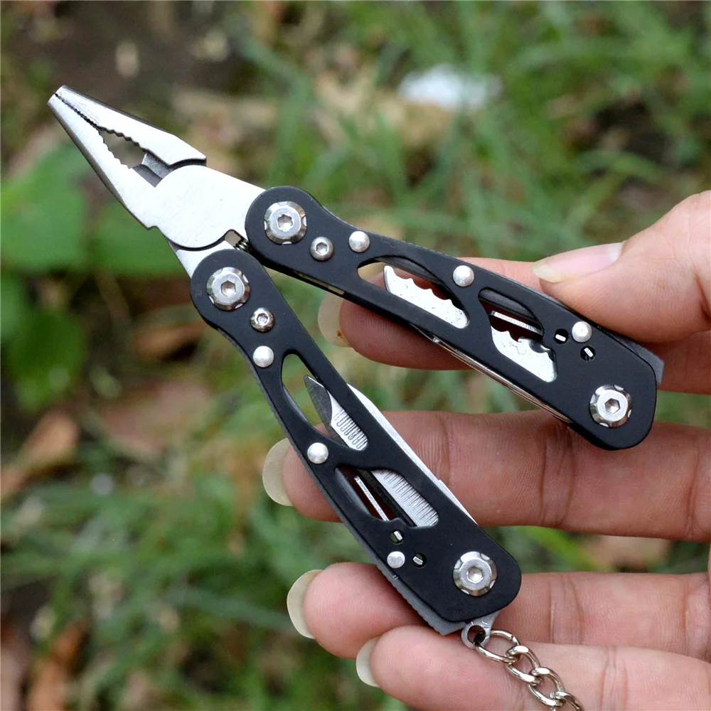 Multifunction Folding Pliers Pocket Knife Outdoor Camping Survival Hunting Foldable Multi Tool Scissors Saw Screwdriver Clip Set