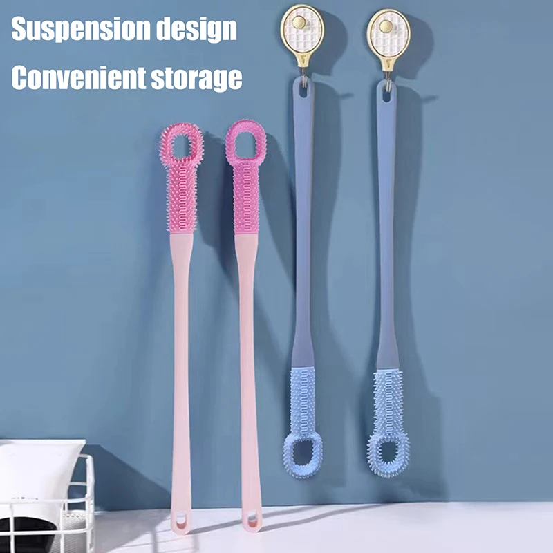 Toe Cleaning Brush Skin Exfoliation Shower Feet Cleaner Scrub Foot Brush With Long Handle Foot Scrubber For Men And Women Senior