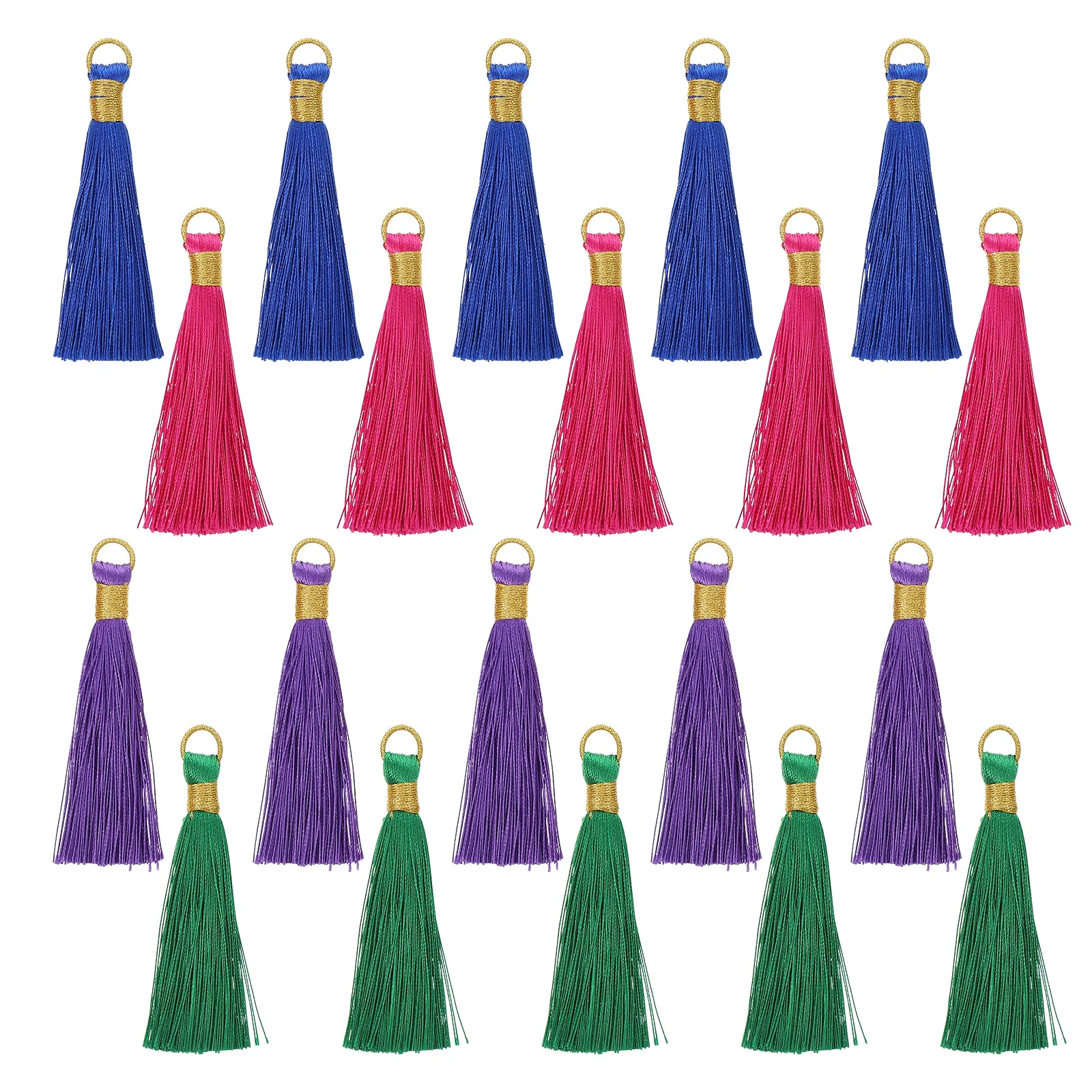 

20 Pcs Fringe Tassel Pendant for Multipurpose Bag Charm Lightweight Stylish Luggage Portable Decorative Accessories