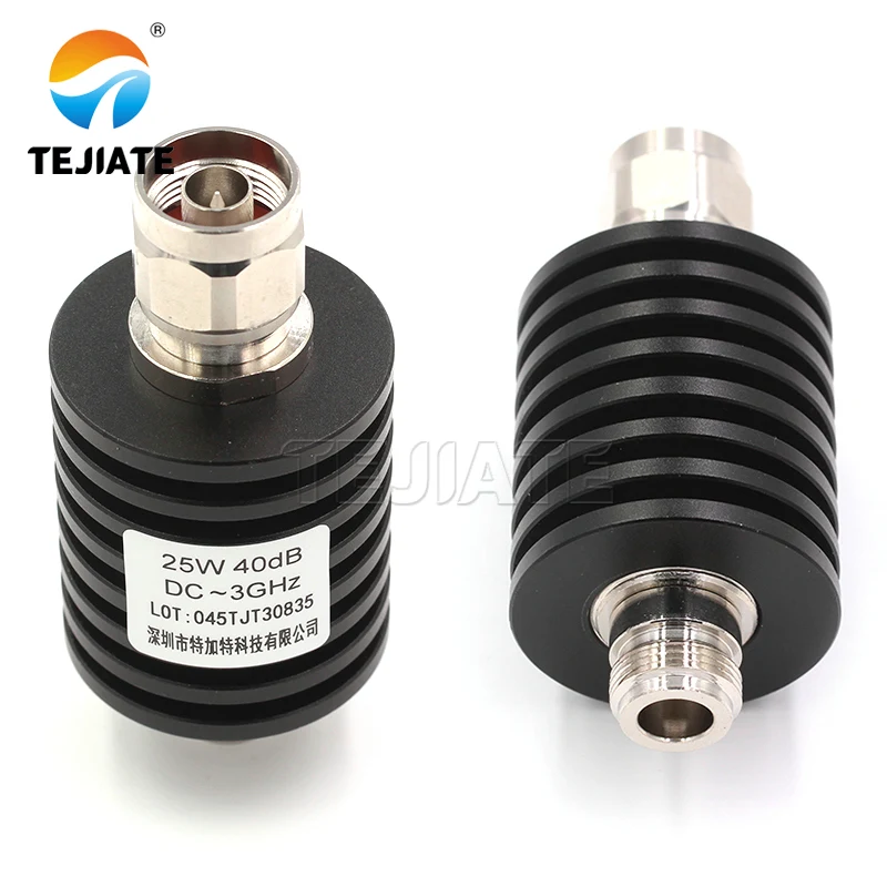 Imagem -05 - Atenuador de Frequência Fixa Coaxial Conector Folheado a Níquel N-jk Dc3ghz 640db 1pc 25w