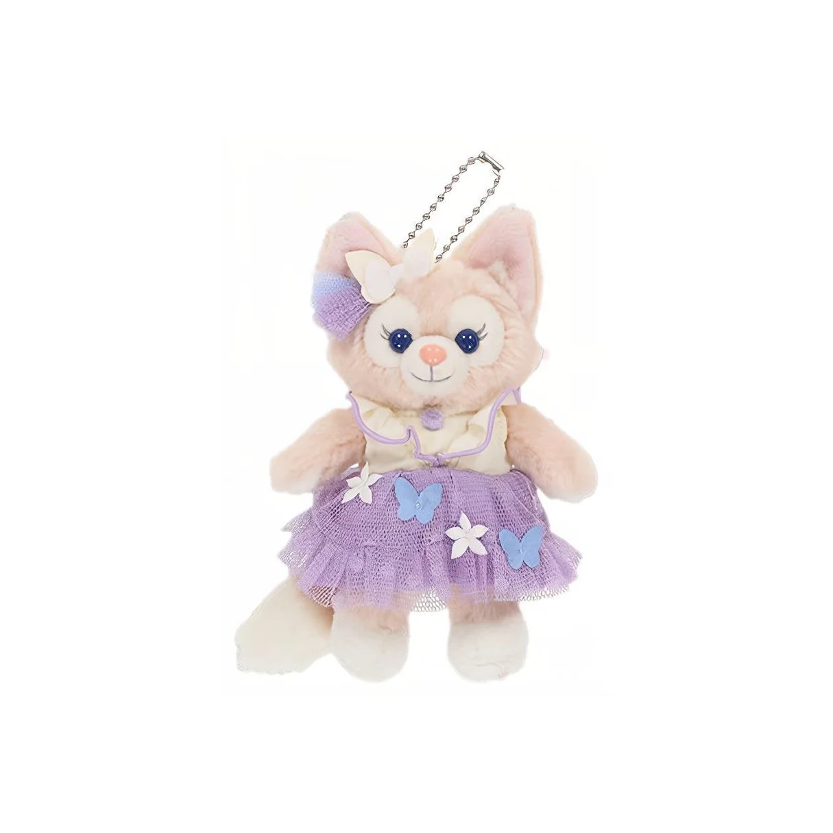 Disney 2023 Spring LinaBell Purple Skirt Purple Dolls Plush Charm 14cm Height --2