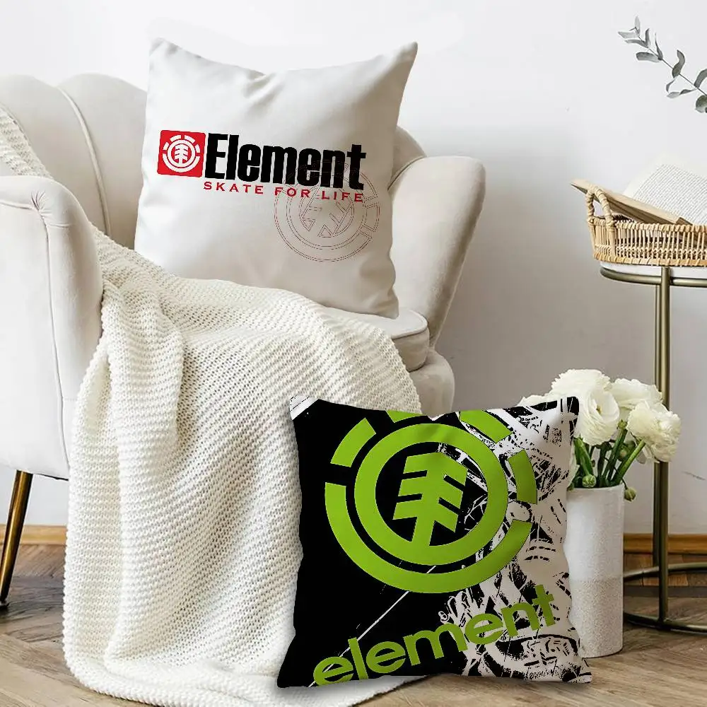 E-Element skateboard logo 45*45cm Cushion Cover Pillow Cover Decor Pillowcase Home Pillowcase for Couch Pillow