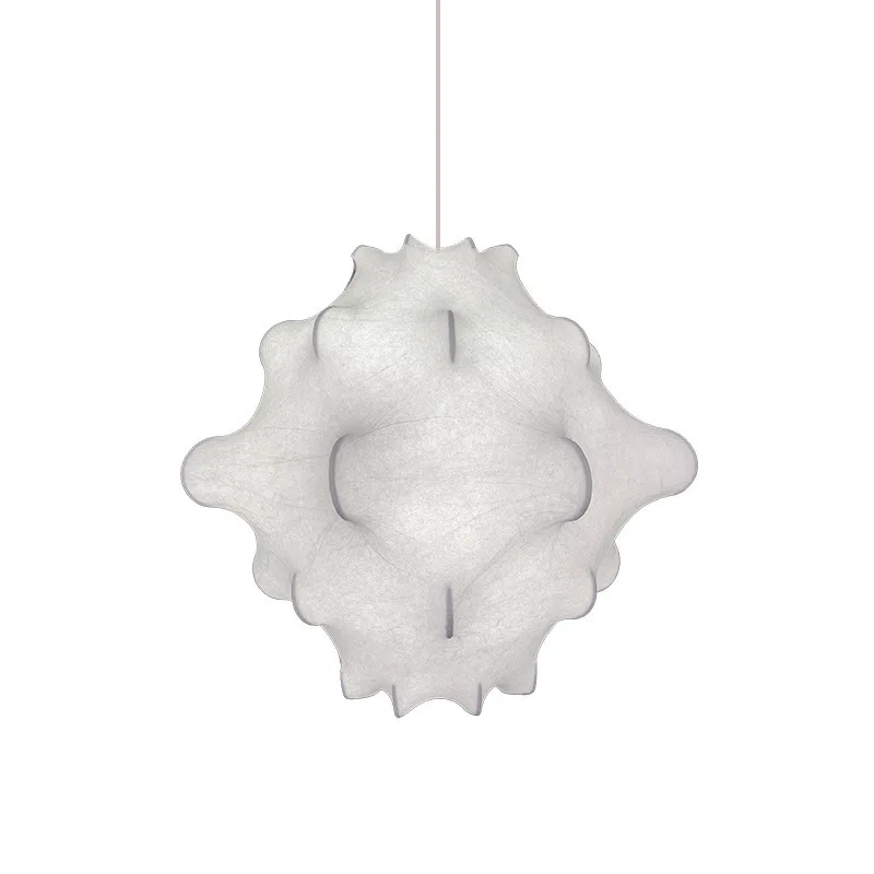 Italian creative pineapple silk chandelier cafe restaurant commercial