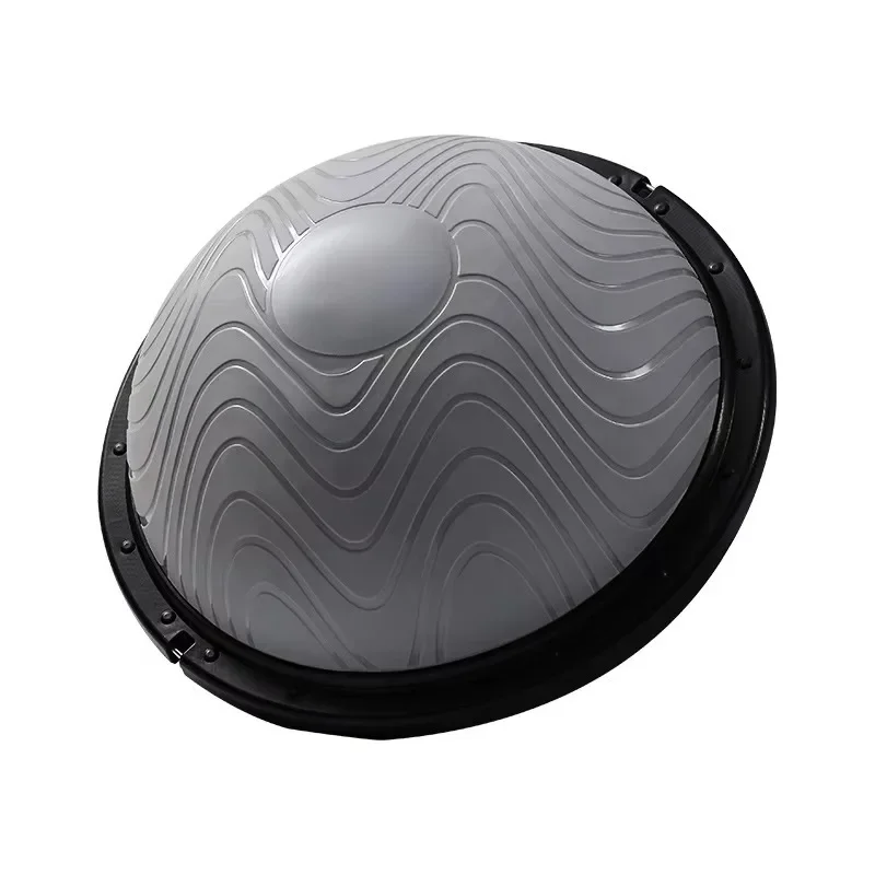 Semi Circular Balance Ball Stable Non Slip Surface Perfect For Home Yoga Practice And Daily Fitness Exercise