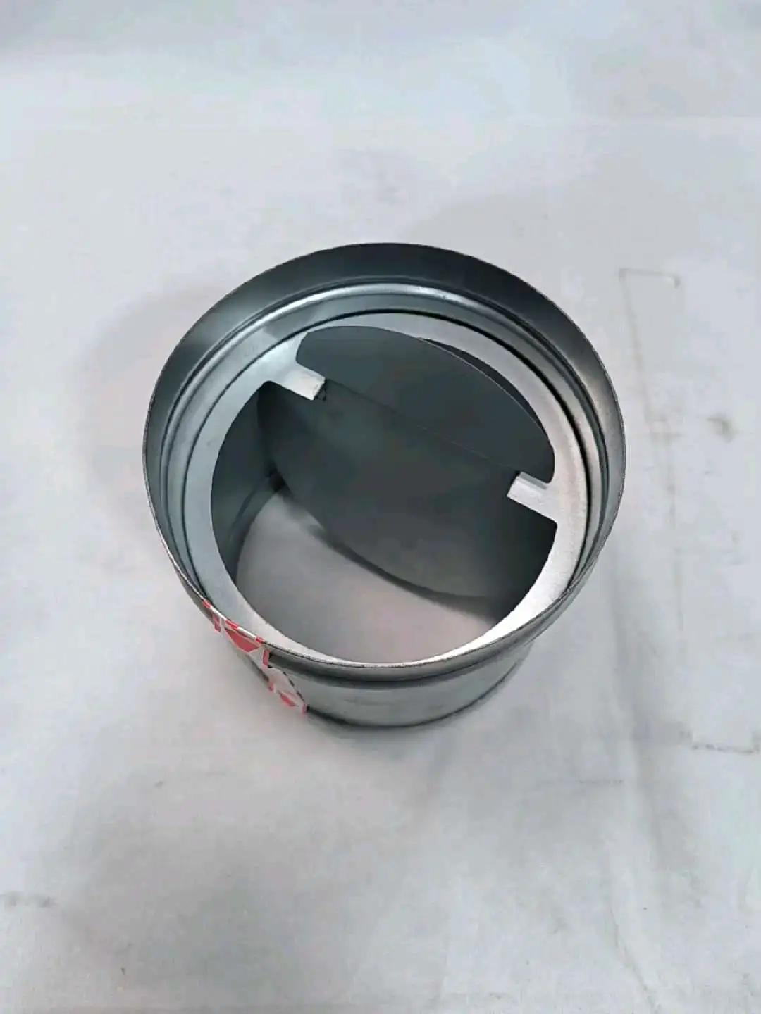 Free Shipping Galvanized Air Duct Single Leaf Check Valve Ventilation Duct One-way Check Valve Circular Flue Gas Seal