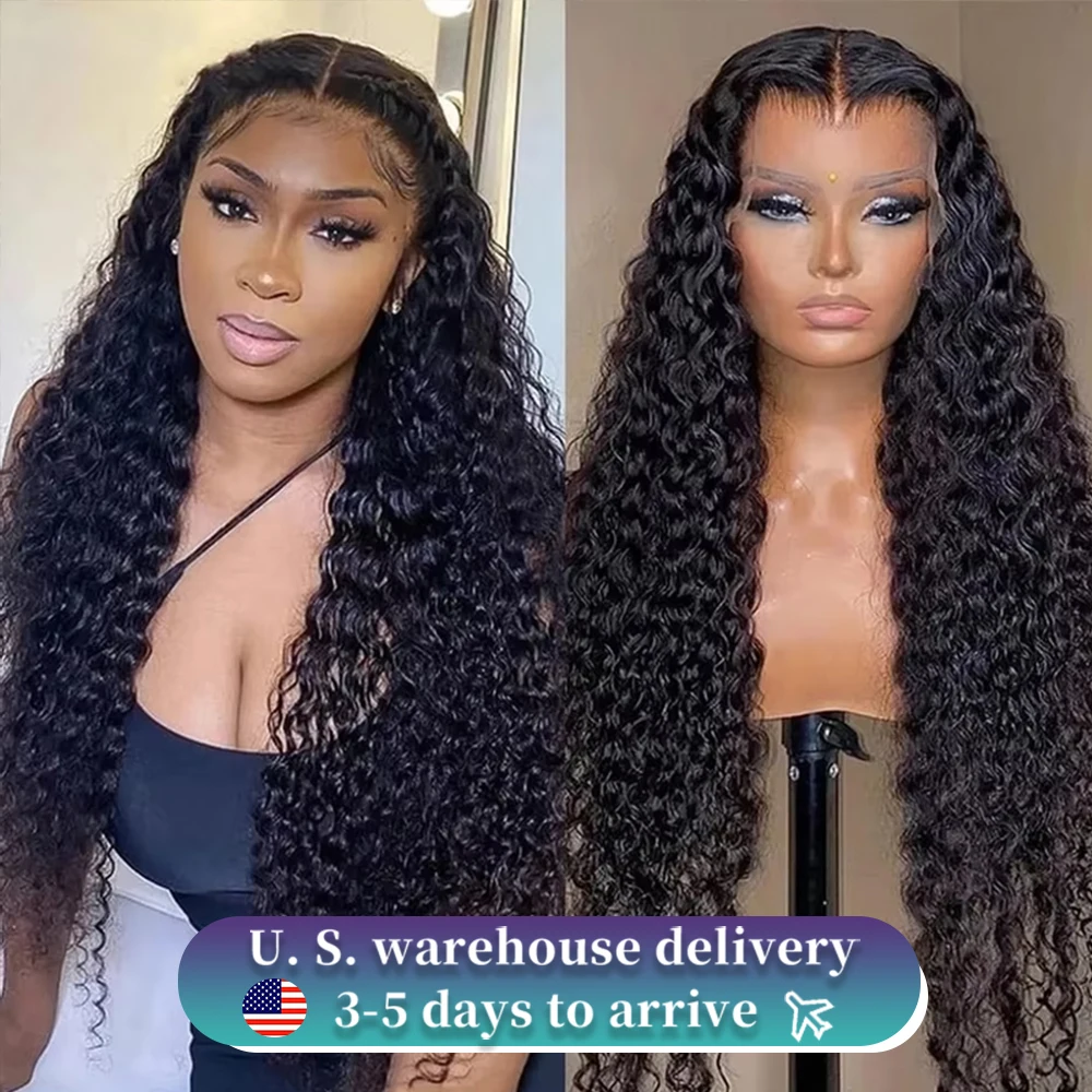 

Raw Hair Wig Deep Wave 13x6 HD Lace Frontal Wig Brazilian 100 Human Hair Wigs For Women Curly Wigs Lace Front Human Hair Wig