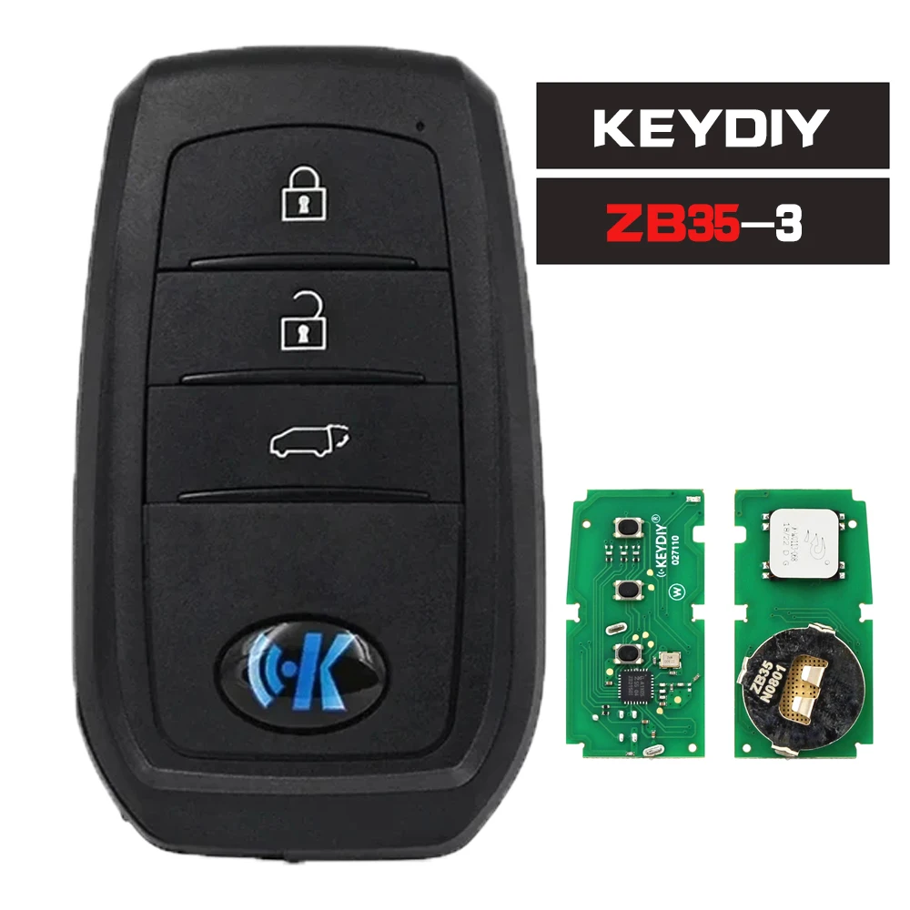 KEYDIY KD Smart Key ZB Series Original Key Universal Fob ZB37 ZB41 ZB42-3 ZB42-4 ZB32-4 ZB33-3 ZB34-5 ZB35 ZB36