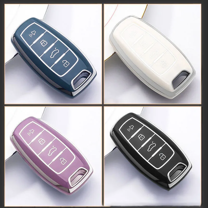 

4 Buttons TPU Car Remote Key Case Cover Shell For Great Wall Haval Hover H1 H4 H6 H7 H9 F5 F7 H2S GMW Coupe Keyless Accessories