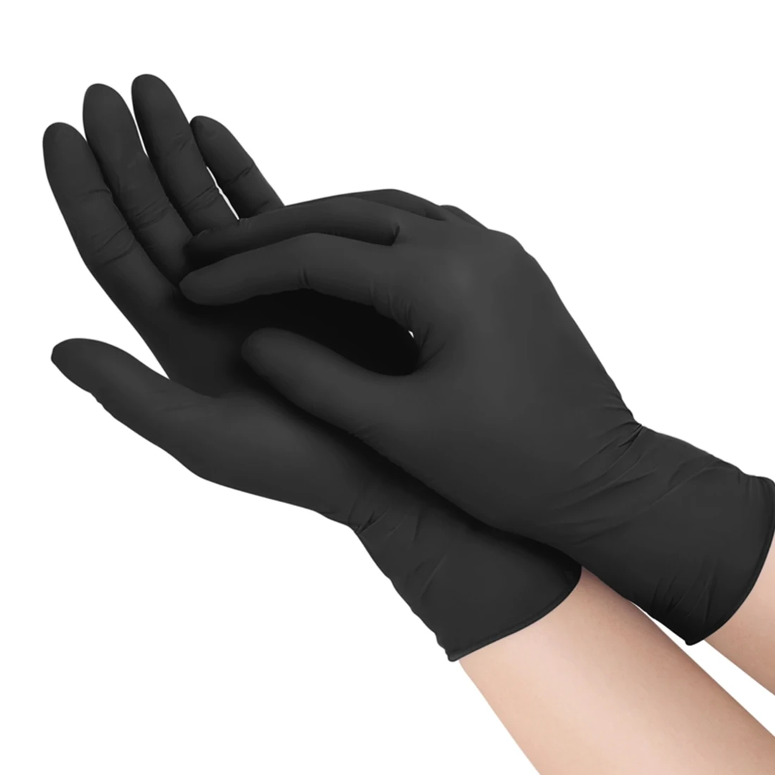 20 قطعة/صندوق المتاح الوشم قفازات مطاطية مقاومة للمواد الكيميائية النتريل الأعمال المنزلية المطبخ مقاوم للماء نوير قفازات ماكياج دائم #5