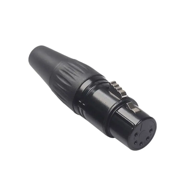 T23C 10PCS 5Pin XLR DIY Plug For DIY Welding Of Various Audio Cables, Microphone Cables, Dmx Cables XLR 5Pin