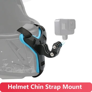 Support de mentonnière pour casque de moto, pour GoPro Hero 12 11 10 9 8 7 6 5 noir DJI Osmo Insta360 AKASO YI, accessoires de caméra d'action