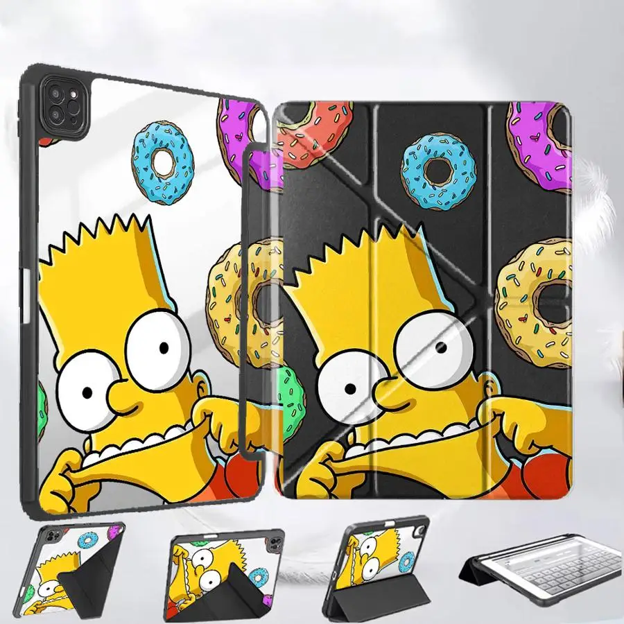 

Cool Cartoon Simpsons Holder Cover Tablet Case For iPad Mini 6 7 Air 4 5 M3 M2 M4 11inch Pro 11th 10th 9th 8th 7th 12.9inch Pro