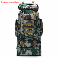 100L Hiking Camping Camouflage Softback Backpack Military Tactical Bag Outdoor Mountaineering Bag Outgoing  Backpack