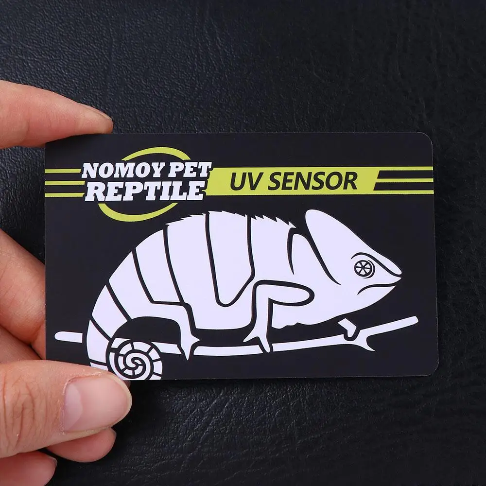 1PC Reusable Durable Quick PVC UV Detector Sensor UVB Test Card UVB Card Indicator Lamp Life Tester Meter