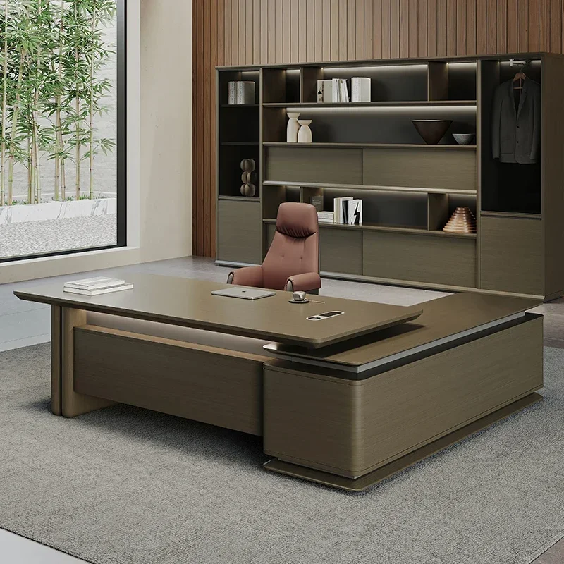 High End Minimalist Office Desk European In Stock Executive Organizer Office Desk Work Conference Escritorio Oficina Furniture