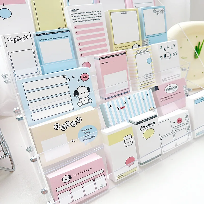 100Pcs Cute Puppy Dog Memo Pad Decoration Scrapbook Office Message Notes Paper Planner Notepad School Supplies Stationery