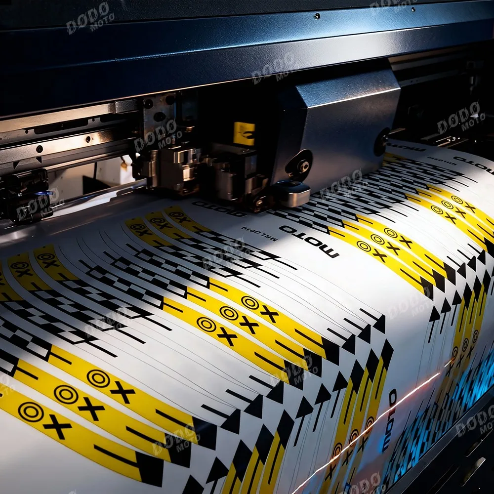 10"12"13"14"15"16"17"18"inch Motorcycle Rim Outer Edge Decor Accessories Reflective Sticker Tire Inner Ring PVC Waterproof Decal