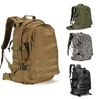 Mochila táctica Molle de 50L para exteriores, bolsa de asalto impermeable para caza, escalada, senderismo, pesca, senderismo, Mochila de viaje