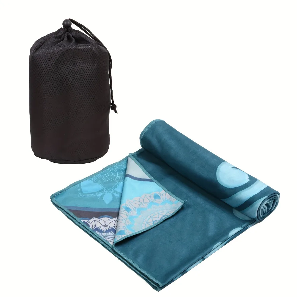 

Впитывающее, нескользящее, двустороннее полотенце для йоги с быстрой сушкой из микрофибры и технологией против скольжения для горячей йоги и пилатеса