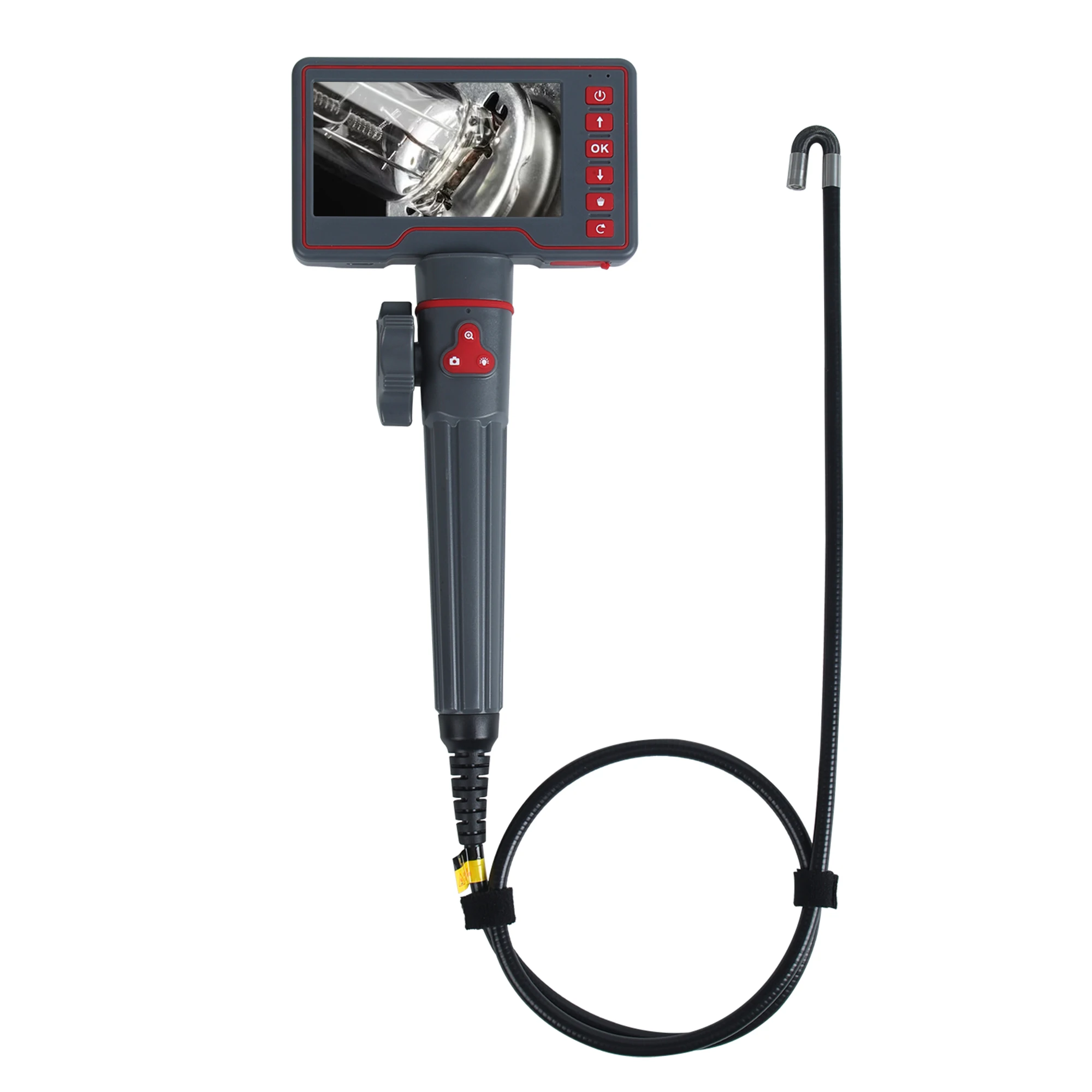 3.9/6mm Articulating Borescope 2 Way 180 Degree Steering Industrial Endoscope 5\