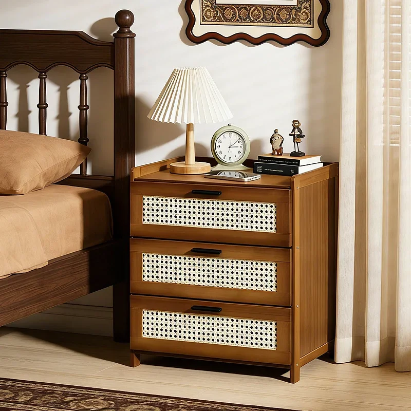 

Прочный прикроватный столик для спальни, маленький прикроватный шкафчик для хранения, тумбочка для хранения вещей