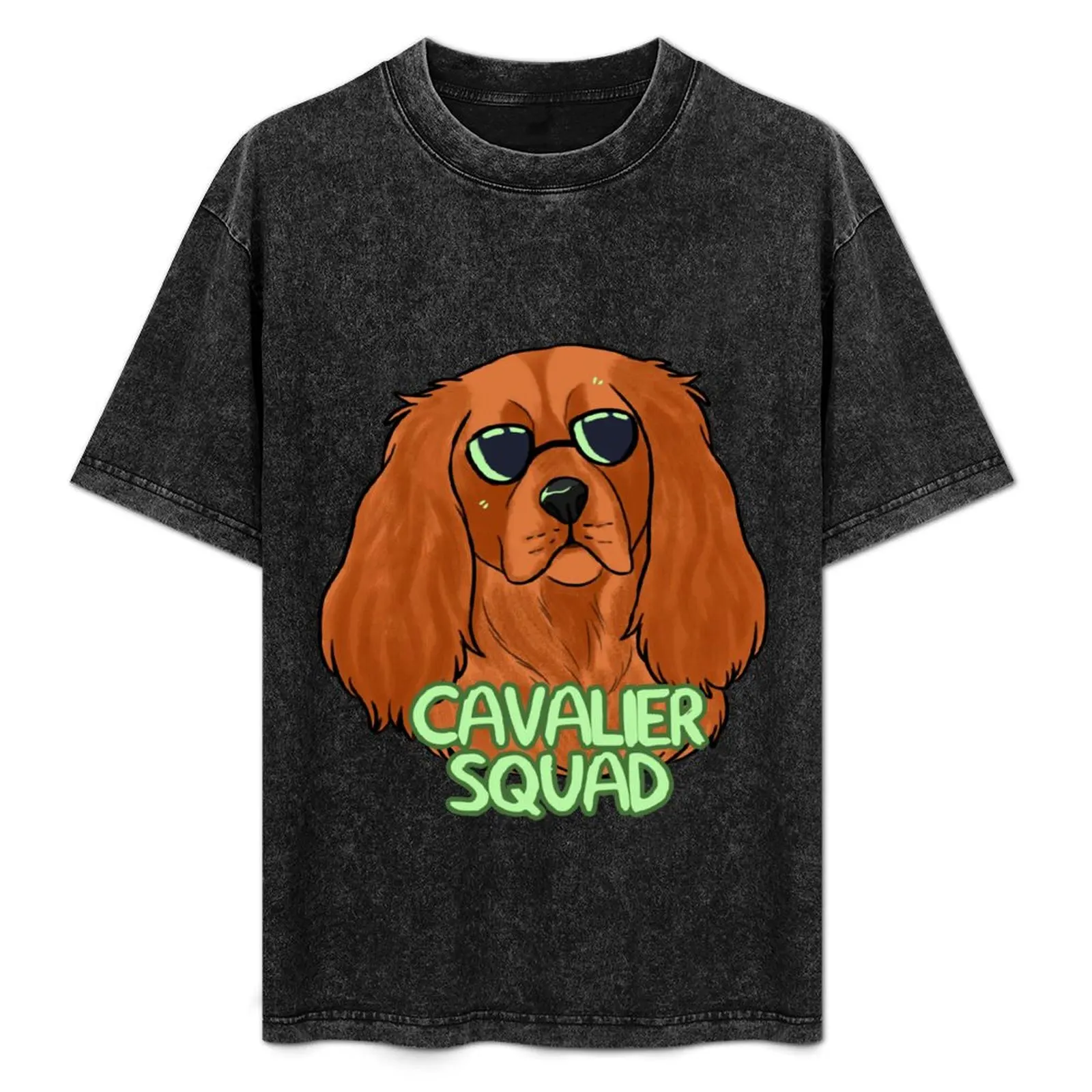 

CAVALIER SQUAD (ruby) T-Shirt shirts graphic tee luxury t-shirt mens plain t shirts