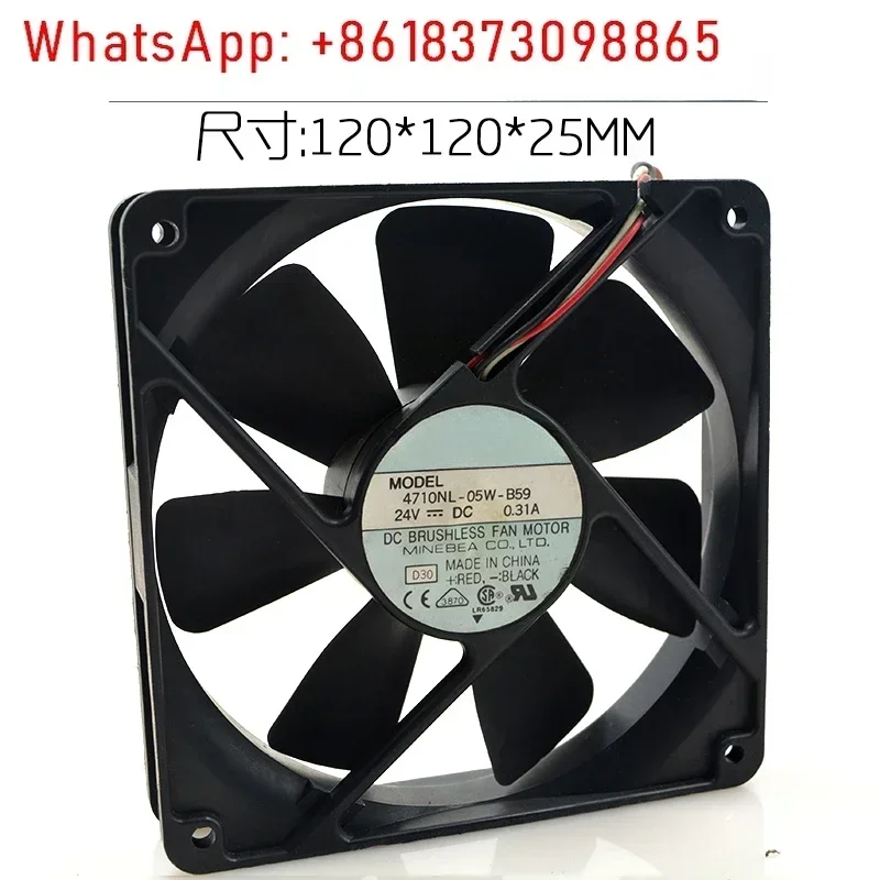 

4710NL-05W-B59 24 В 0,31 А 12025 12 см инверторный вентилятор с двумя шариками