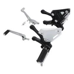 Motorcycle Front Foot Pegs Pedals Bracket Set For Kawasaki Z900 ABS 2017-2024 Z900 SE 2022-2024