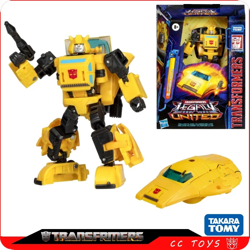 In stock Takara Tomy Transformers toys Legacy United Oring Bumblebee deluxe class Anime Toys Action Figure Gifts Hobbies