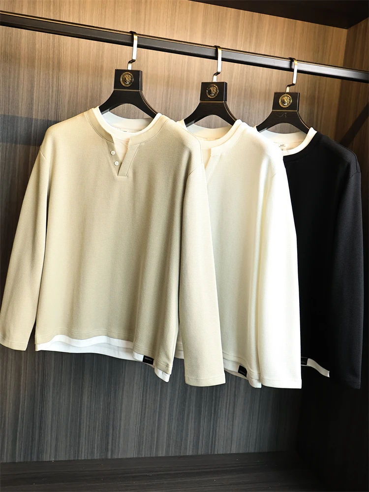 

Comfortable Loose Men's Long Sve Hoodie Soft Skin-friendly Breathable Cotton round Ne Modern Sle Faionable Autumn Wear