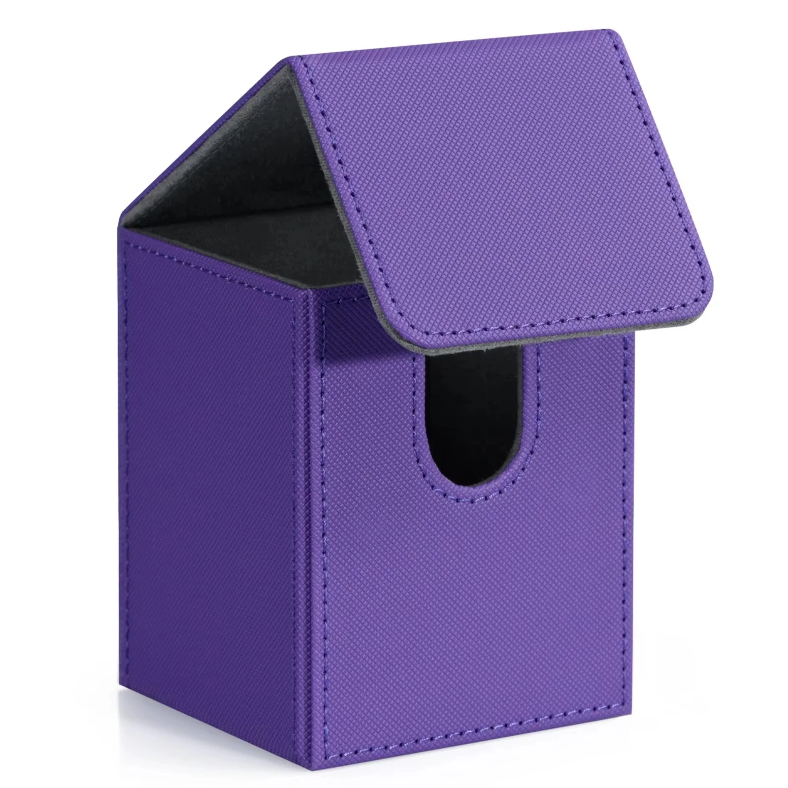 Card Deck Box, kaartopbergdoos bevat 100+ kaarten met enkele mouwen, PU-leer magnetische sluiting voor magische kaarten TCG-kaarten