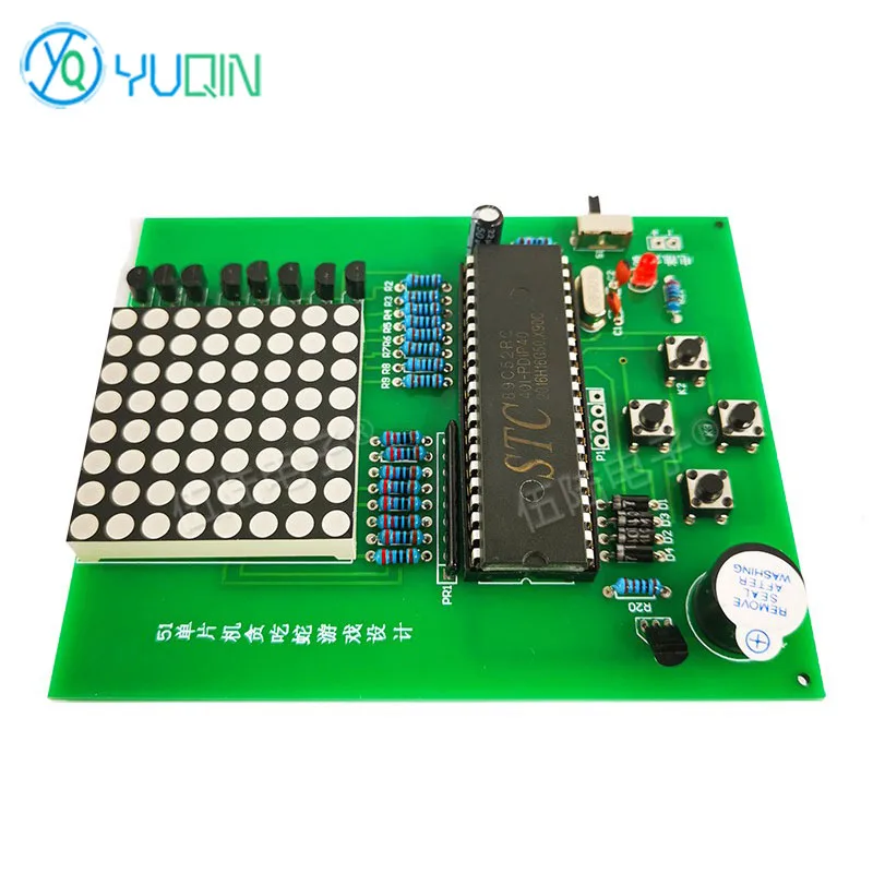 Gluttonous Snake Game Machine Circuit Board Welding Kit DIY Making  Electronic Skills Training