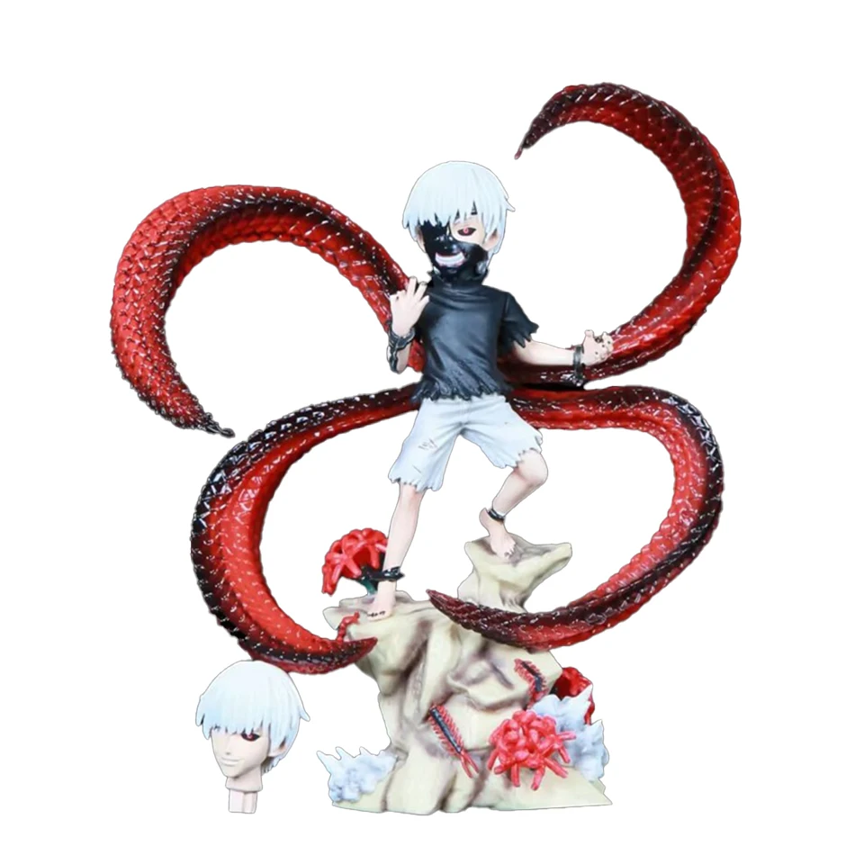 Tokyo Ghoul Kaneki Ken Animation Figure with Centipede Mask Face 