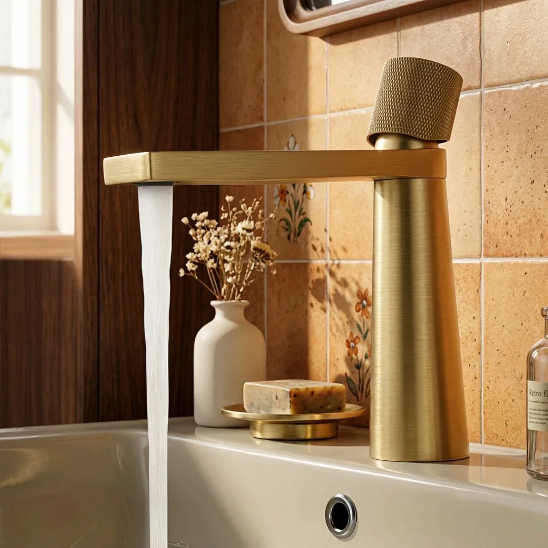 Antique Bronze bathroom copper Brass basin cold and hot Retro water Luxury sink faucet mixed faucet